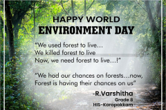 Students Environment Day - Karapakkam