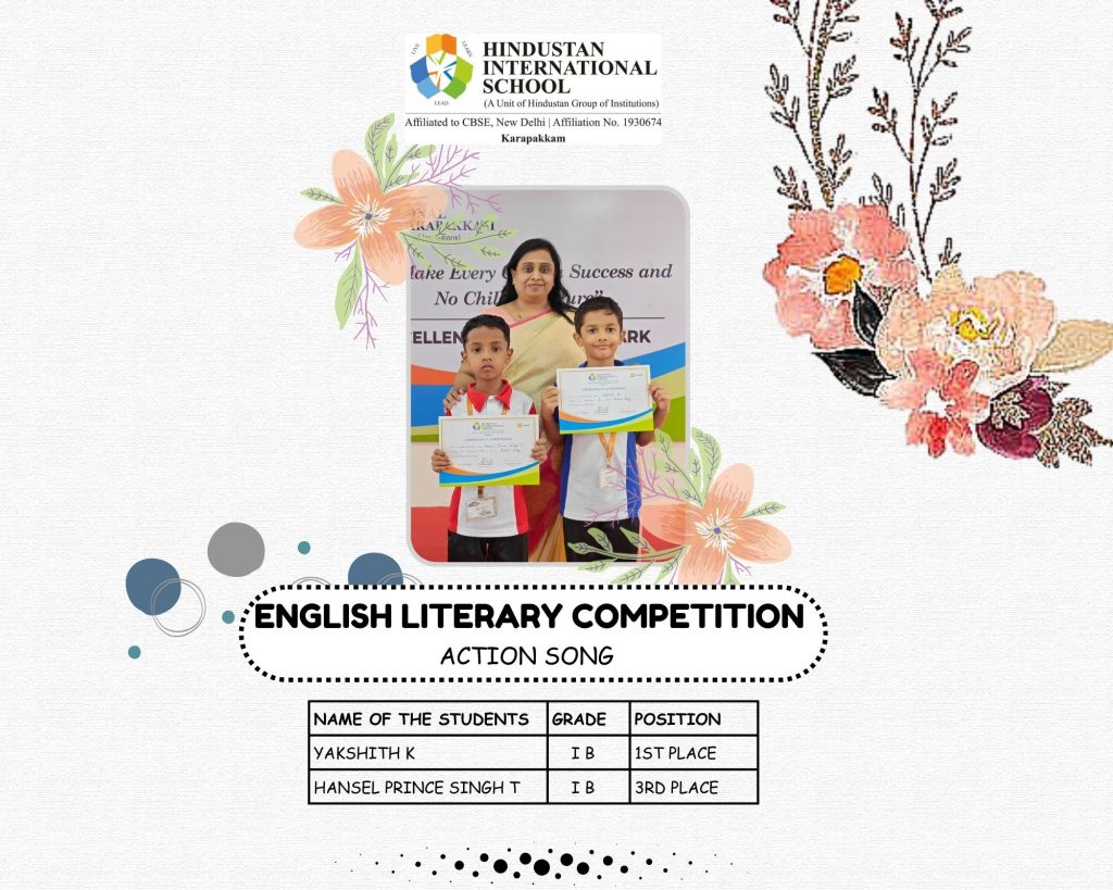 English and Hindi Literature competition